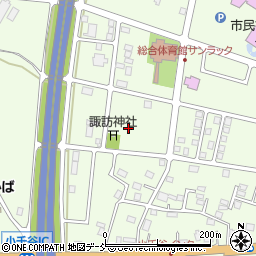 諏訪公園周辺の地図