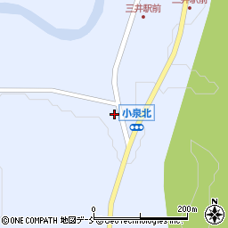 北國新聞　三井販売所周辺の地図