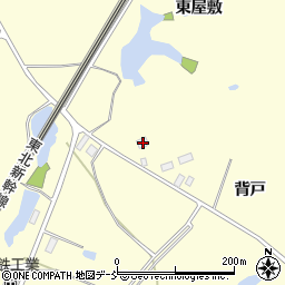 福島県須賀川市森宿東屋敷190周辺の地図