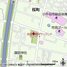 小千谷市　総合福祉センターサンラックおぢや社会福祉協議会周辺の地図