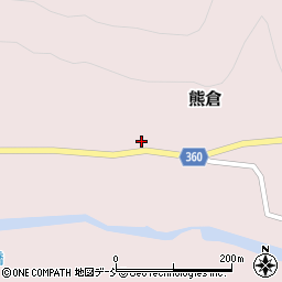 福島県南会津郡只見町熊倉居平周辺の地図