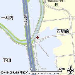 福島県須賀川市越久一斗内周辺の地図