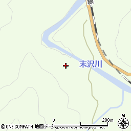 末沢川周辺の地図