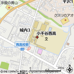 新潟県立小千谷西高等学校周辺の地図