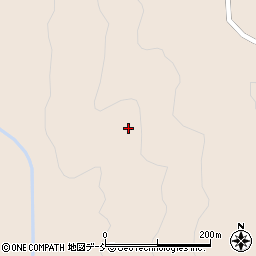 福島県大沼郡昭和村下中津川川前周辺の地図