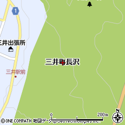 石川県輪島市三井町長沢周辺の地図