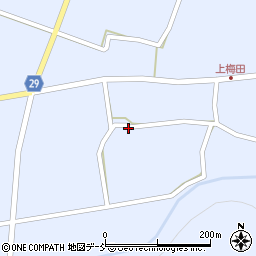 福島県須賀川市梅田七色船周辺の地図