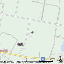 福島県須賀川市矢沢万蔵院周辺の地図
