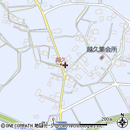 福島県須賀川市越久舘周辺の地図