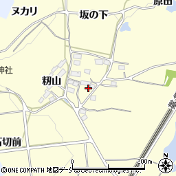 福島県須賀川市森宿籾山70周辺の地図