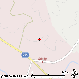 石川県能登町（鳳珠郡）宇加塚（ロ）周辺の地図