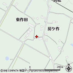 福島県郡山市田村町岩作東作田112-1周辺の地図