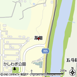 福島県須賀川市森宿茶畑周辺の地図