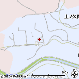 福島県須賀川市越久南田周辺の地図