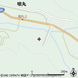 福島県昭和村（大沼郡）喰丸（上向）周辺の地図