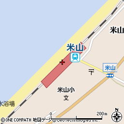 米山駅周辺の地図