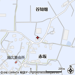 福島県須賀川市越久谷知畑129周辺の地図