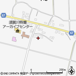 福島県須賀川市柱田水押周辺の地図