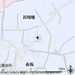 福島県須賀川市越久（谷知畑）周辺の地図