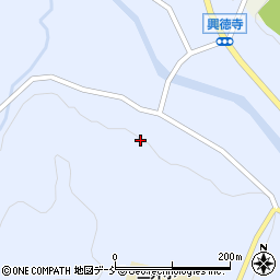 石川県輪島市三井町興徳寺リ周辺の地図