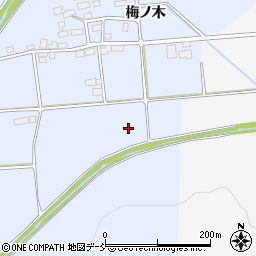 福島県須賀川市梅田林ノ越周辺の地図