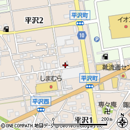 新潟県小千谷市平沢周辺の地図