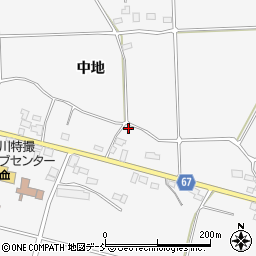 福島県須賀川市柱田中地83周辺の地図