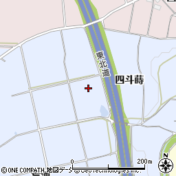 福島県須賀川市越久四斗蒔周辺の地図