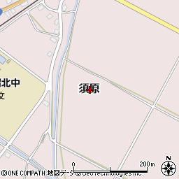 新潟県魚沼市須原周辺の地図