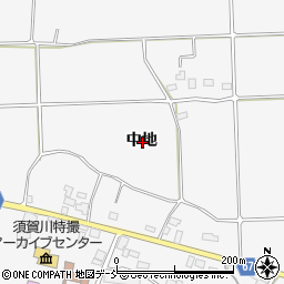 福島県須賀川市柱田中地周辺の地図
