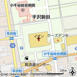 イオン小千谷店周辺の地図