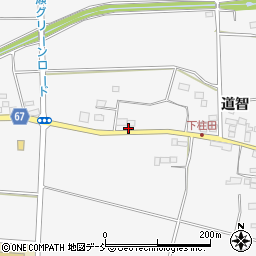 福島県須賀川市柱田新屋敷14周辺の地図