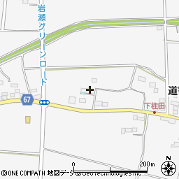 福島県須賀川市柱田新屋敷周辺の地図