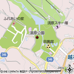 奥只見レクリェーション都市公園（須原公園）周辺の地図