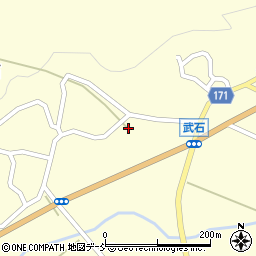 新潟県長岡市小国町武石周辺の地図