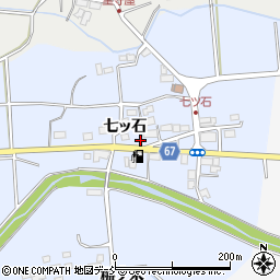 福島県須賀川市梅田七ッ石周辺の地図