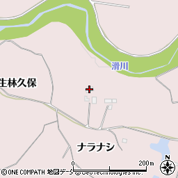 福島県須賀川市仁井田ナラナシ周辺の地図