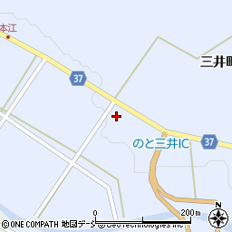 石川県輪島市三井町本江周辺の地図