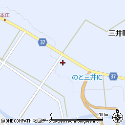 石川県輪島市三井町（本江）周辺の地図