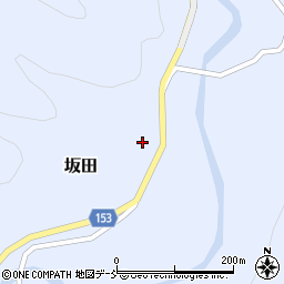 福島県只見町（南会津郡）坂田（原）周辺の地図