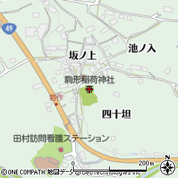 駒形稲荷神社周辺の地図