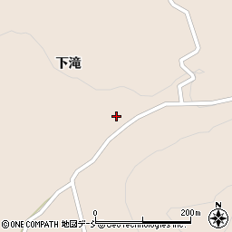 中津川温泉周辺の地図
