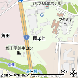 福島県須賀川市滑川関ノ上周辺の地図