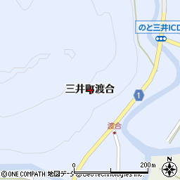 石川県輪島市三井町渡合周辺の地図
