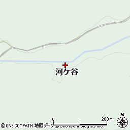 石川県能登町（鳳珠郡）河ケ谷周辺の地図
