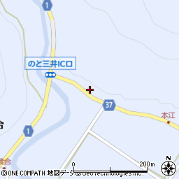 石川県輪島市三井町本江ト周辺の地図