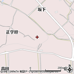 福島県須賀川市仁井田正学坦周辺の地図