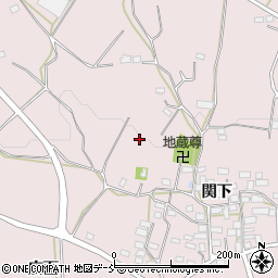 福島県須賀川市仁井田関下周辺の地図