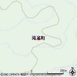 石川県輪島市滝又町周辺の地図