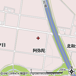 福島県須賀川市仁井田阿弥陀周辺の地図
